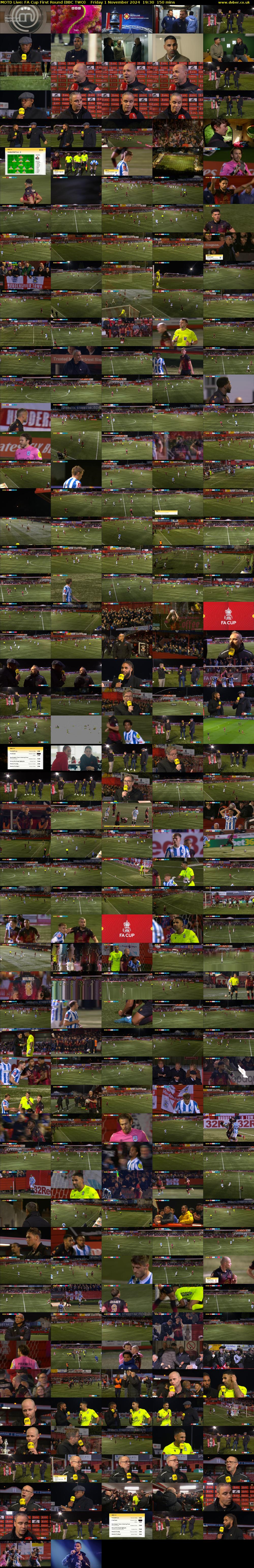 MOTD Live: FA Cup First Round (BBC TWO) Friday 1 November 2024 19:30 - 22:00