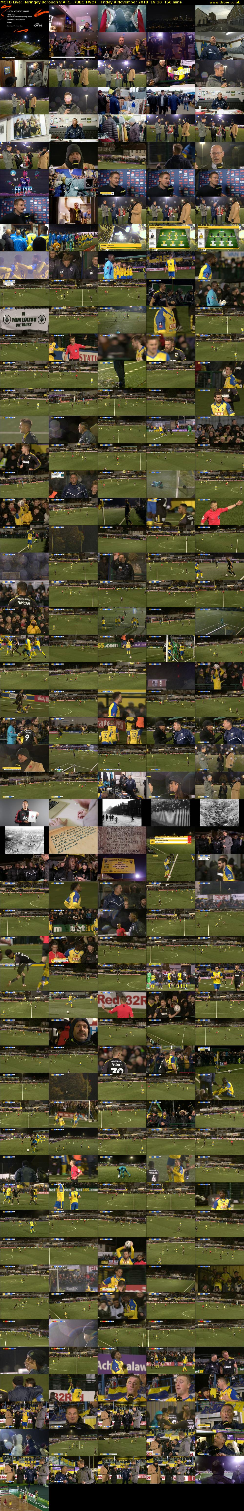 MOTD Live: Haringey Borough v AFC... (BBC TWO) Friday 9 November 2018 19:30 - 22:00