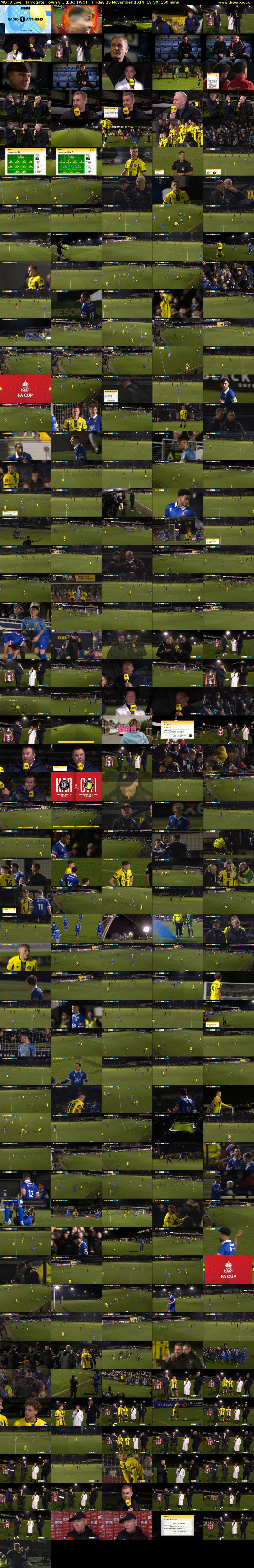 MOTD Live: Harrogate Town v... (BBC TWO) Friday 29 November 2024 19:30 - 22:00