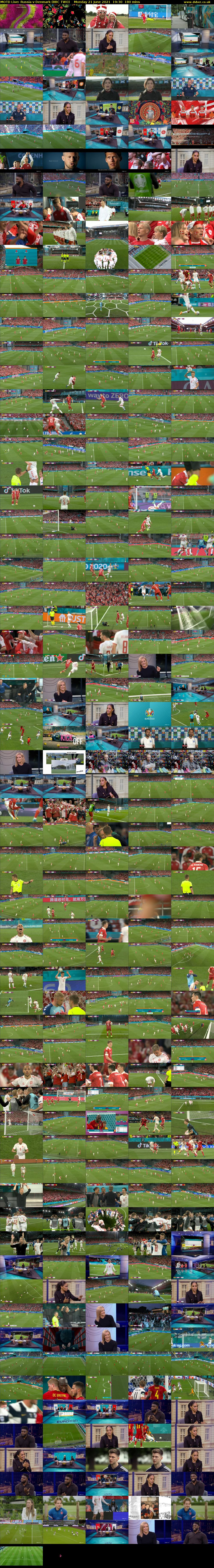 MOTD Live: Russia v Denmark (BBC TWO) Monday 21 June 2021 19:30 - 22:30