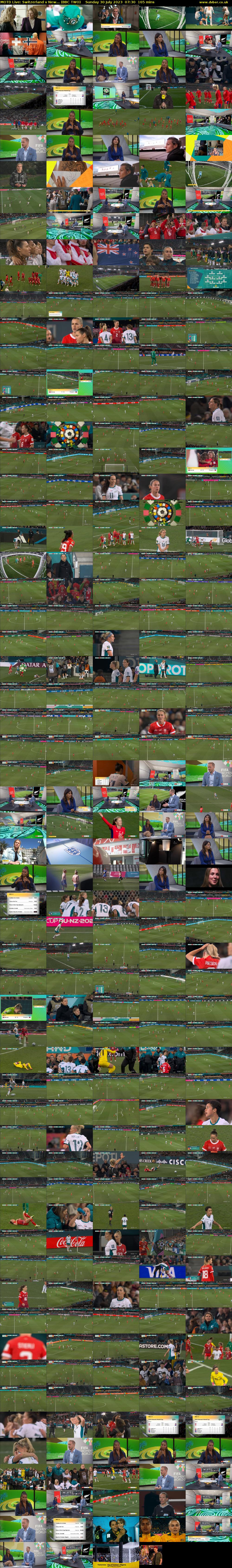 MOTD Live: Switzerland v New... (BBC TWO) Sunday 30 July 2023 07:30 - 10:15