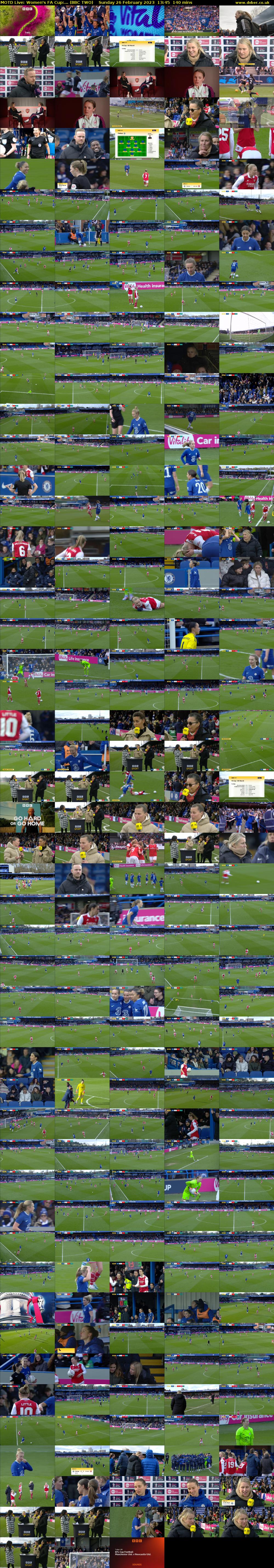 MOTD Live: Women's FA Cup:... (BBC TWO) Sunday 26 February 2023 13:45 - 16:05