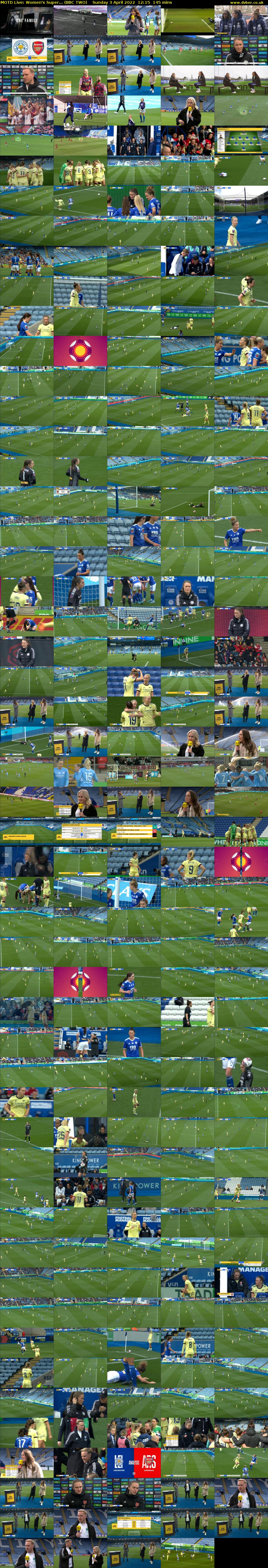 MOTD Live: Women's Super... (BBC TWO) Sunday 3 April 2022 12:15 - 14:40