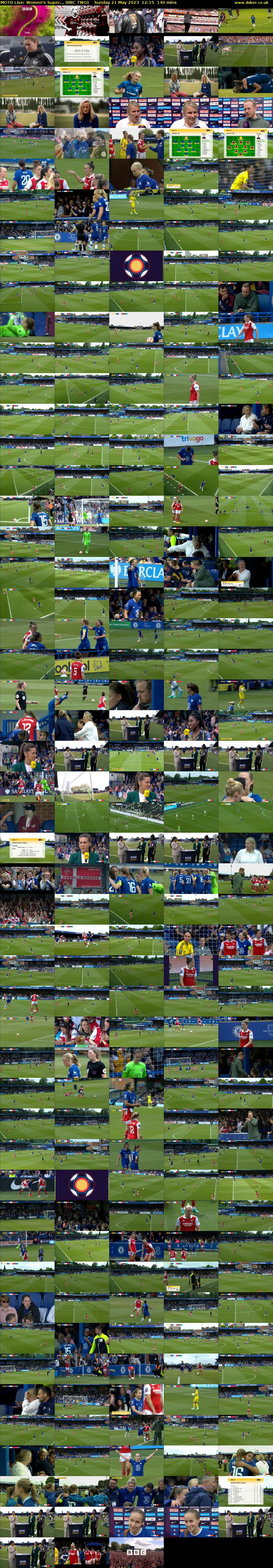 MOTD Live: Women's Super... (BBC TWO) Sunday 21 May 2023 12:15 - 14:35