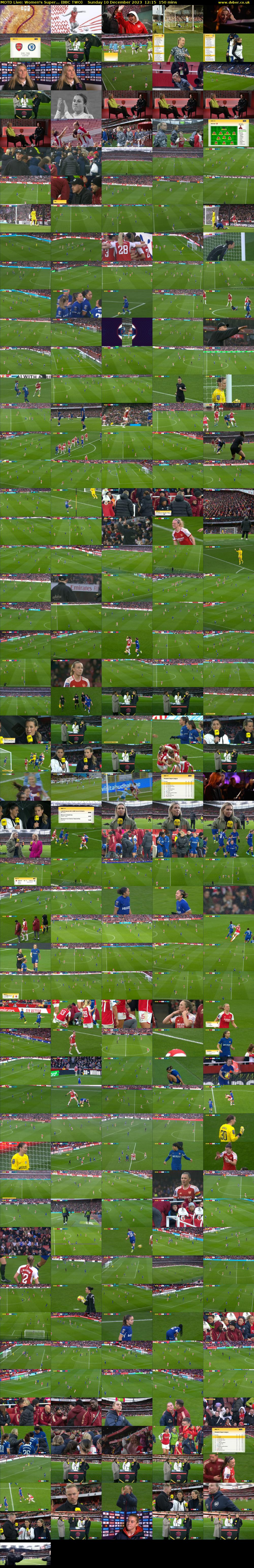 MOTD Live: Women's Super... (BBC TWO) Sunday 10 December 2023 12:15 - 14:45