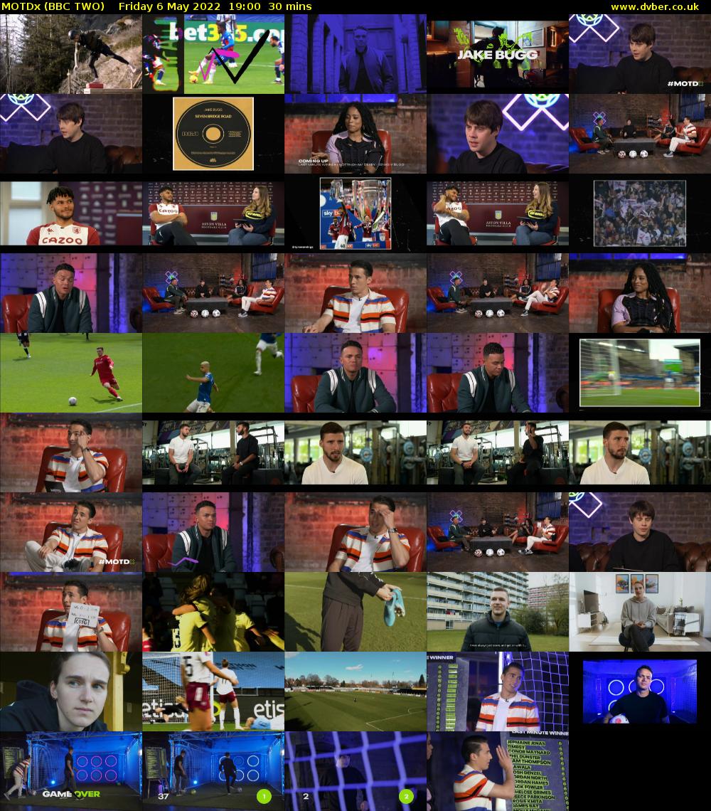MOTDx (BBC TWO) Friday 6 May 2022 19:00 - 19:30