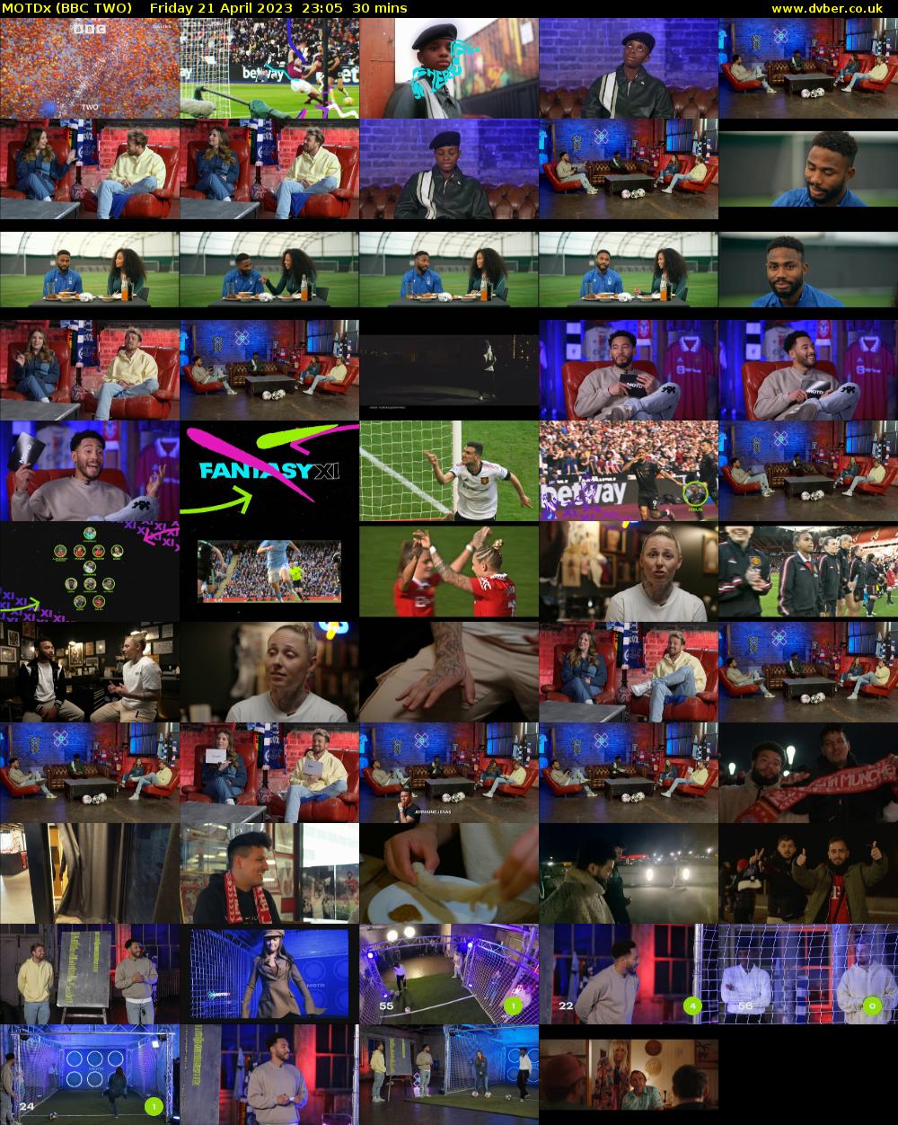 MOTDx (BBC TWO) Friday 21 April 2023 23:05 - 23:35