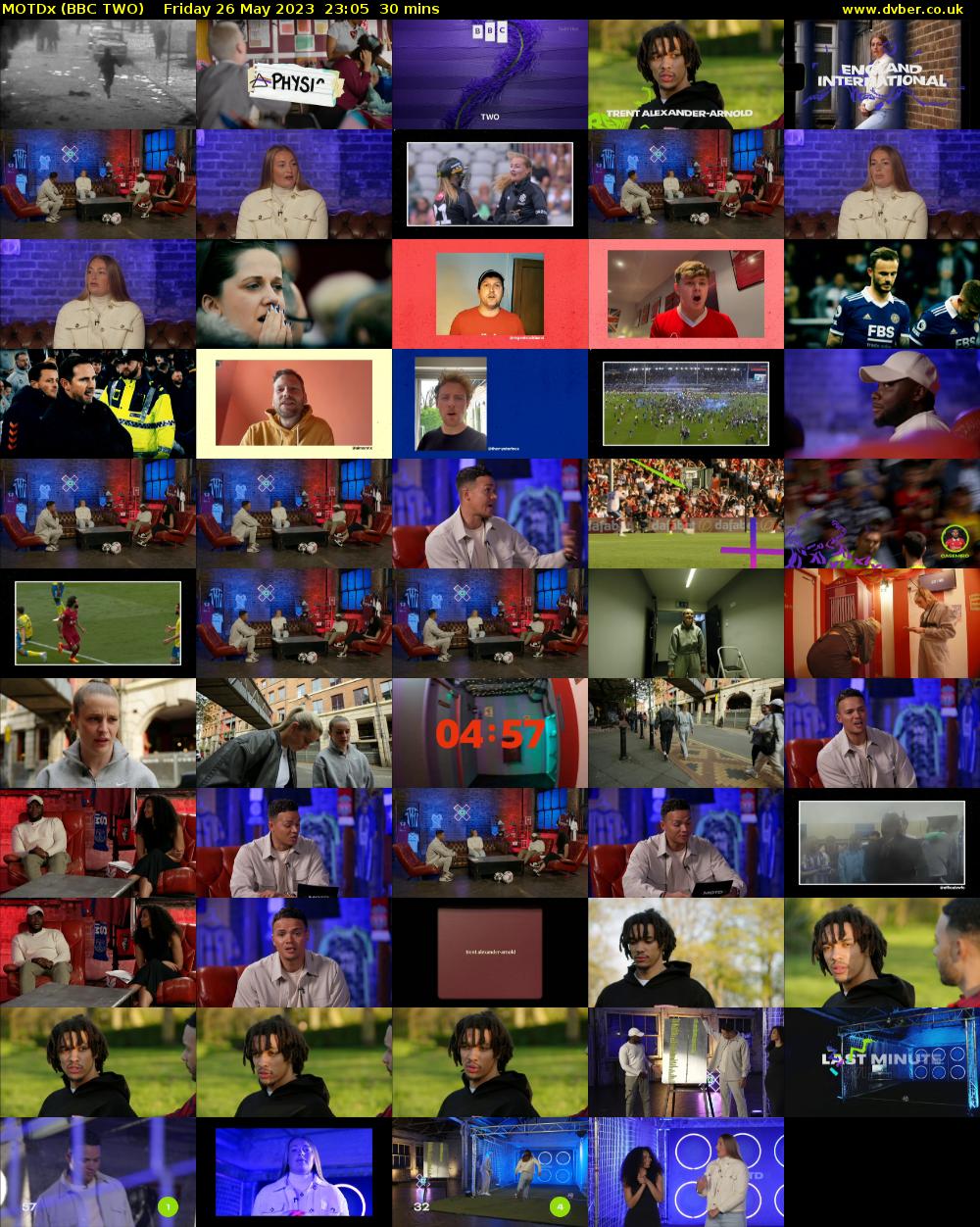 MOTDx (BBC TWO) Friday 26 May 2023 23:05 - 23:35