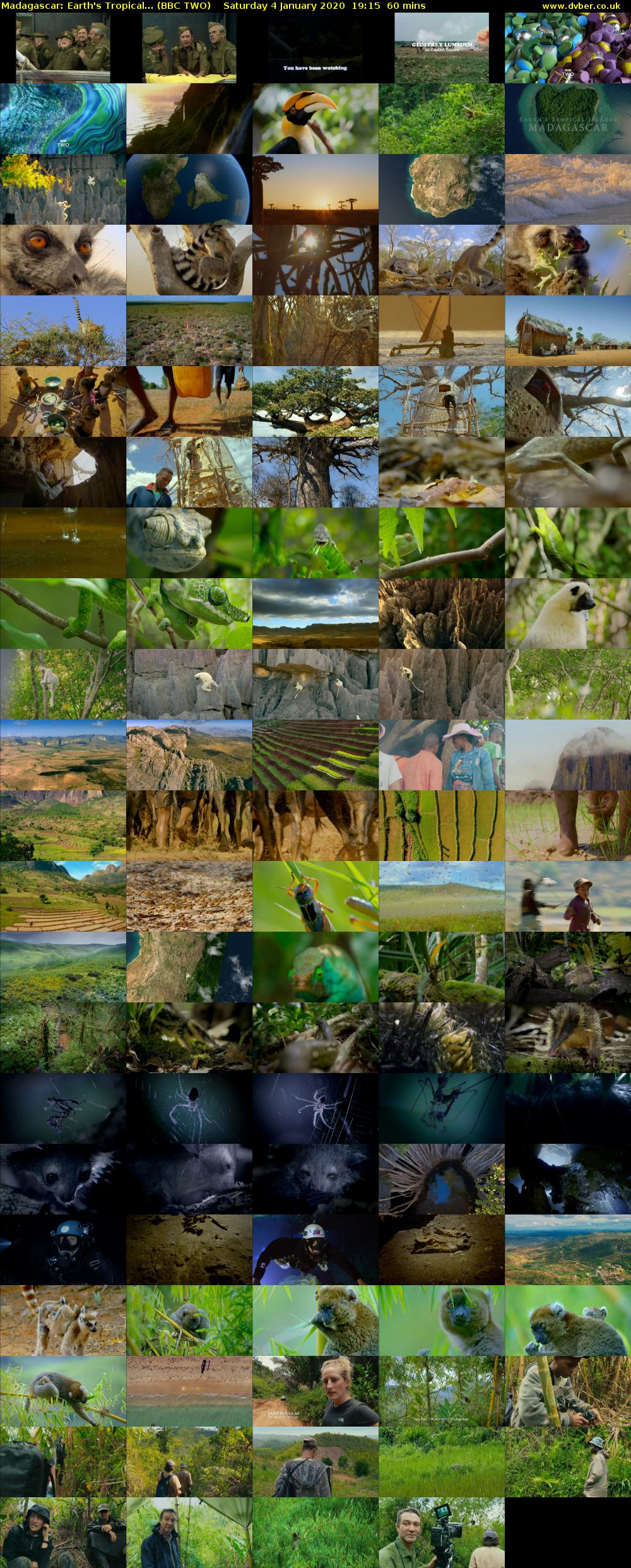 Madagascar: Earth's Tropical... (BBC TWO) Saturday 4 January 2020 19:15 - 20:15
