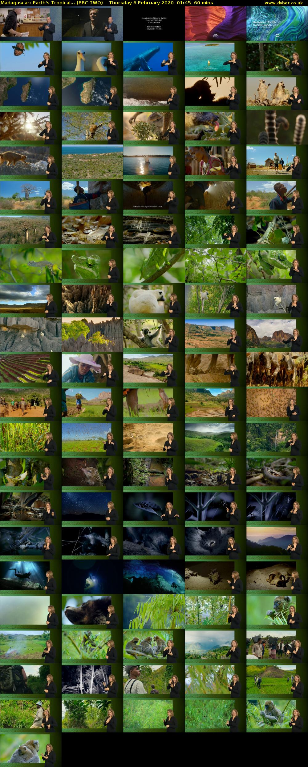 Madagascar: Earth's Tropical... (BBC TWO) Thursday 6 February 2020 01:45 - 02:45