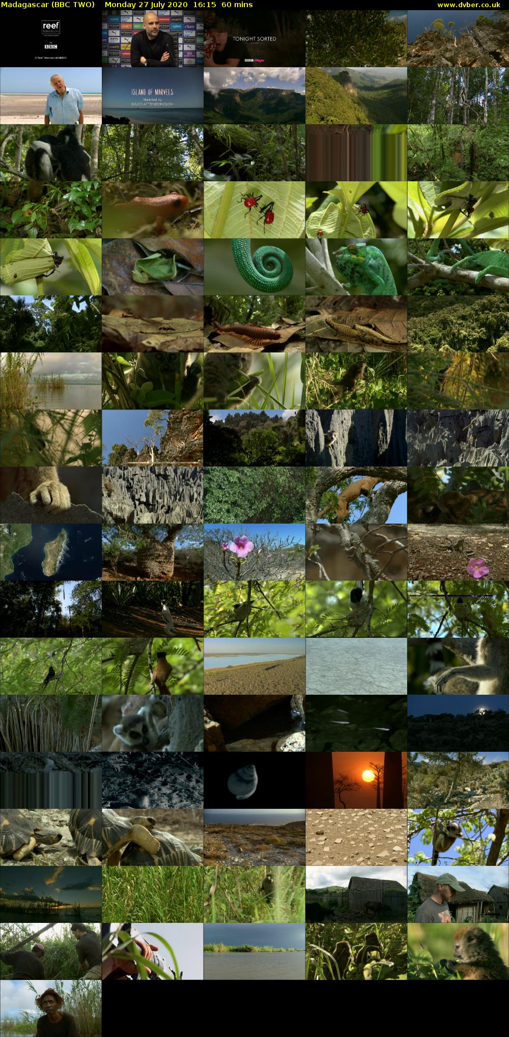 Madagascar (BBC TWO) Monday 27 July 2020 16:15 - 17:15