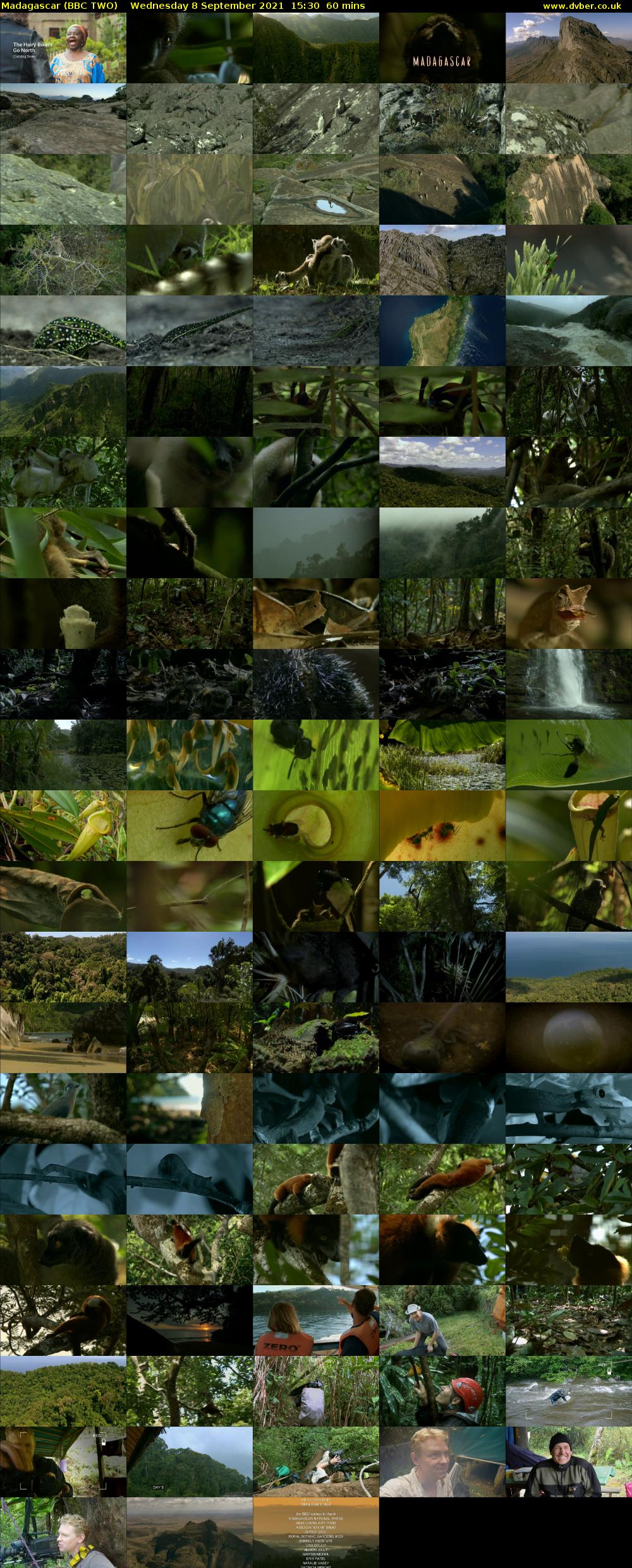 Madagascar (BBC TWO) Wednesday 8 September 2021 15:30 - 16:30