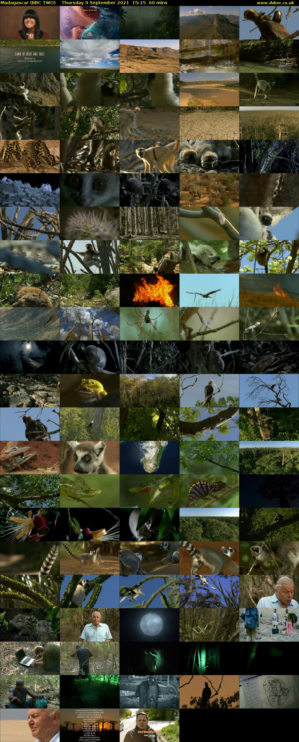 Madagascar (BBC TWO) Thursday 9 September 2021 15:15 - 16:15
