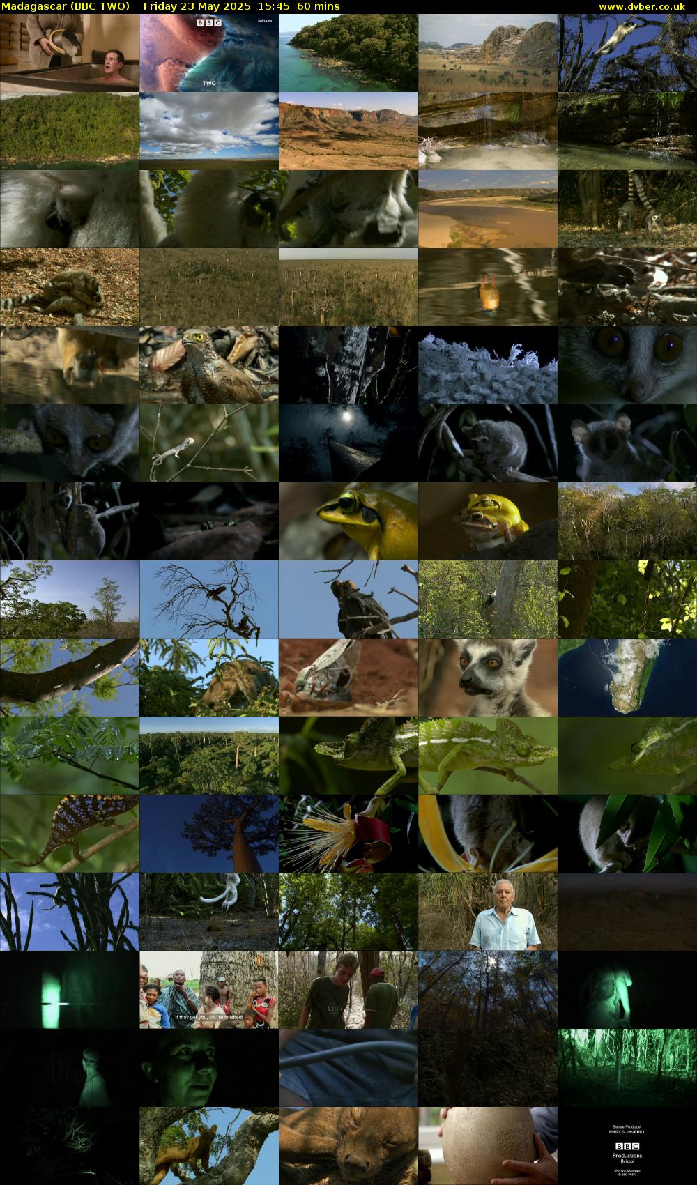 Madagascar (BBC TWO) Friday 23 May 2025 15:45 - 16:45