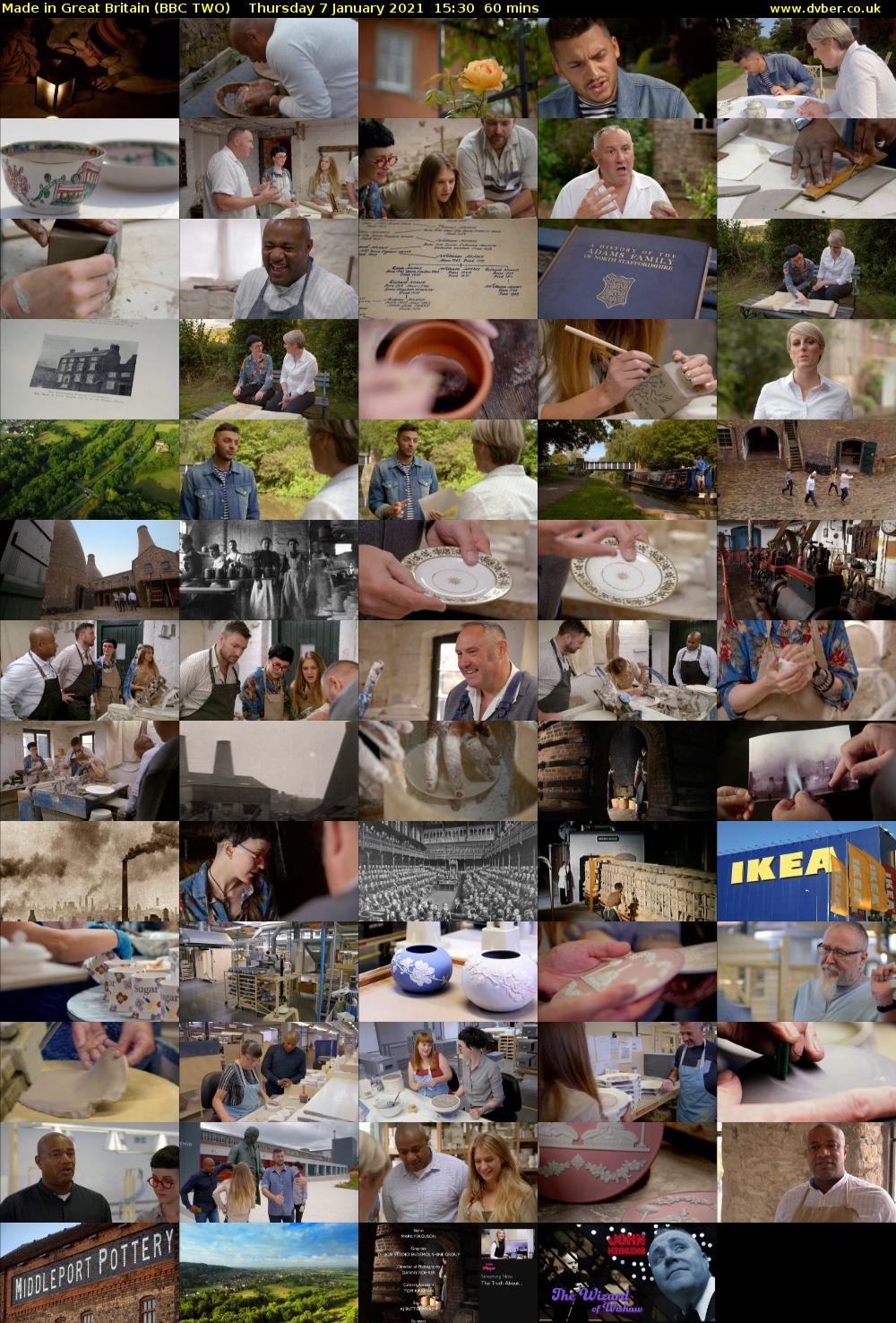 Made in Great Britain (BBC TWO) Thursday 7 January 2021 15:30 - 16:30
