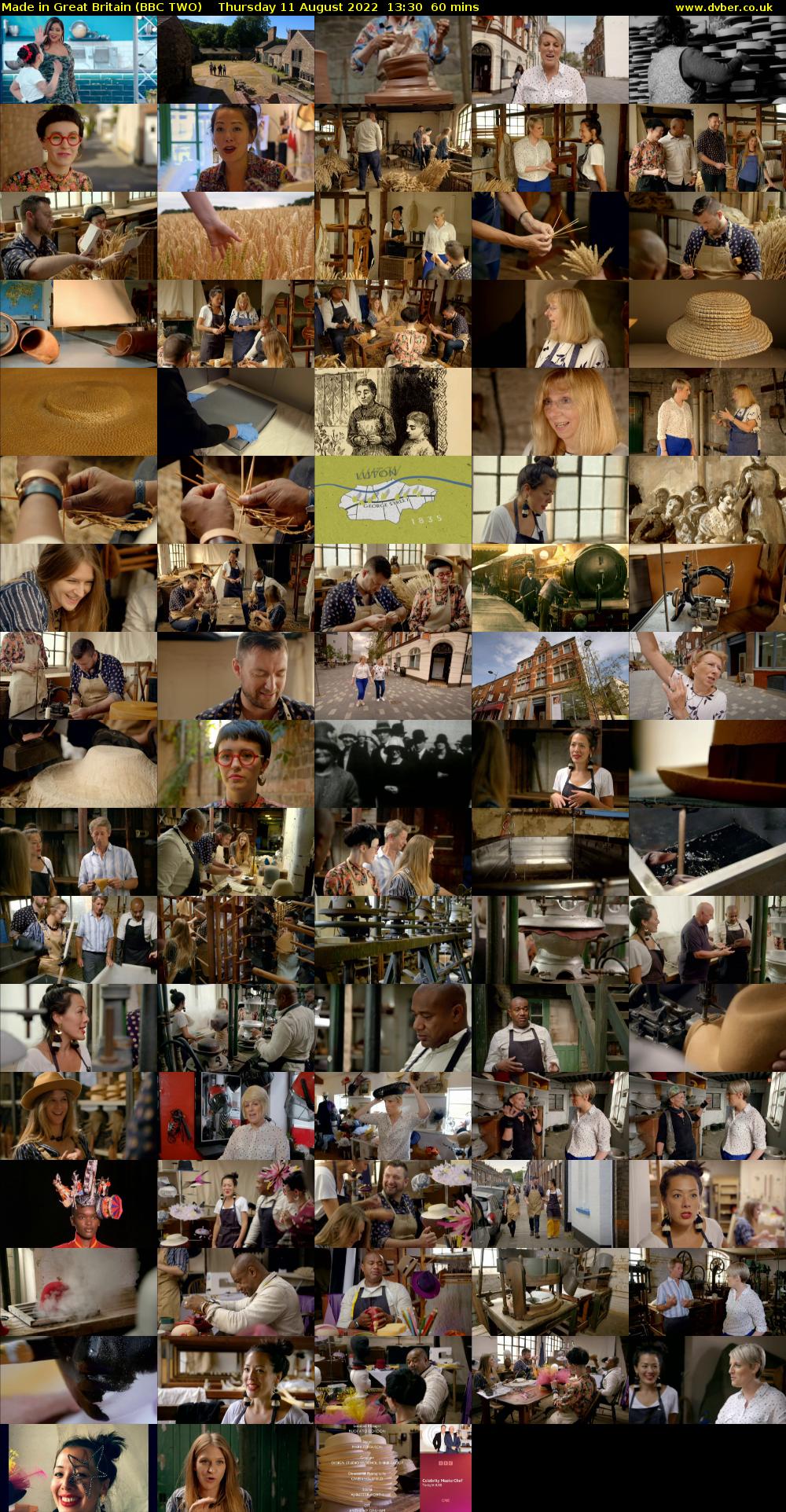 Made in Great Britain (BBC TWO) Thursday 11 August 2022 13:30 - 14:30
