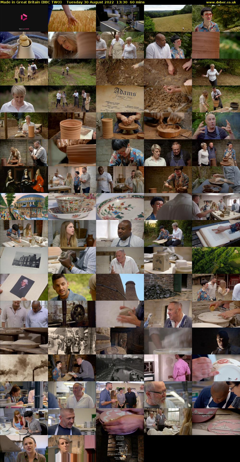 Made in Great Britain (BBC TWO) Tuesday 30 August 2022 13:30 - 14:30