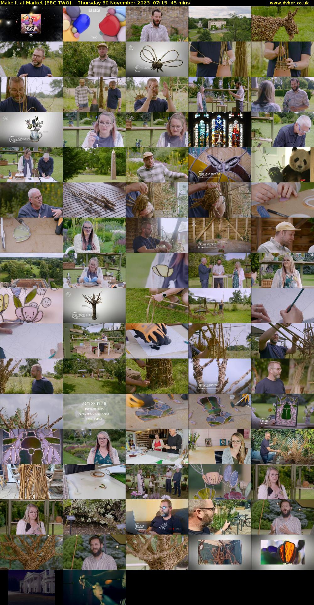 Make It at Market (BBC TWO) Thursday 30 November 2023 07:15 - 08:00