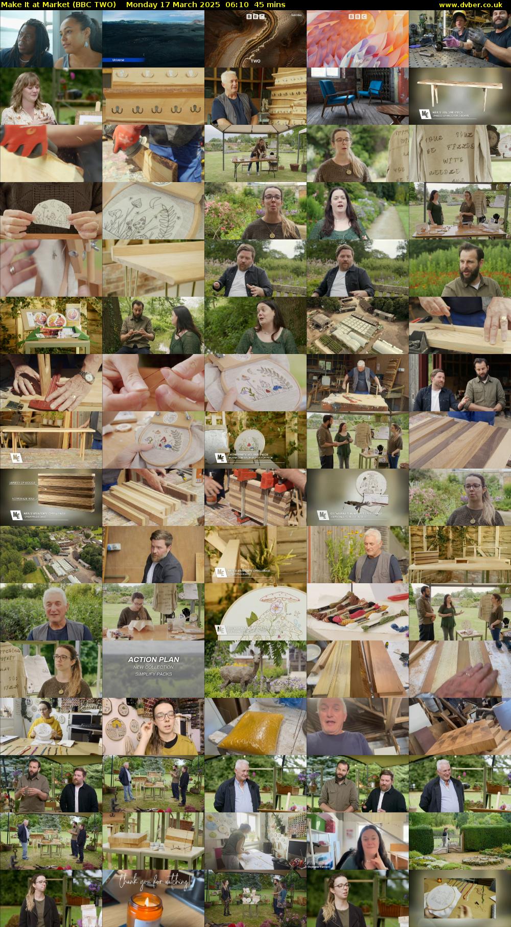 Make It at Market (BBC TWO) Monday 17 March 2025 06:10 - 06:55