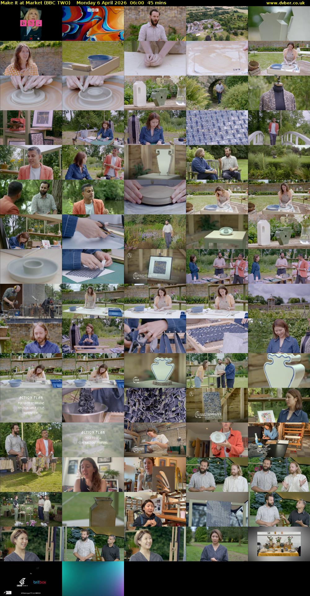 Make It at Market (BBC TWO) Monday 6 April 2026 06:00 - 06:45