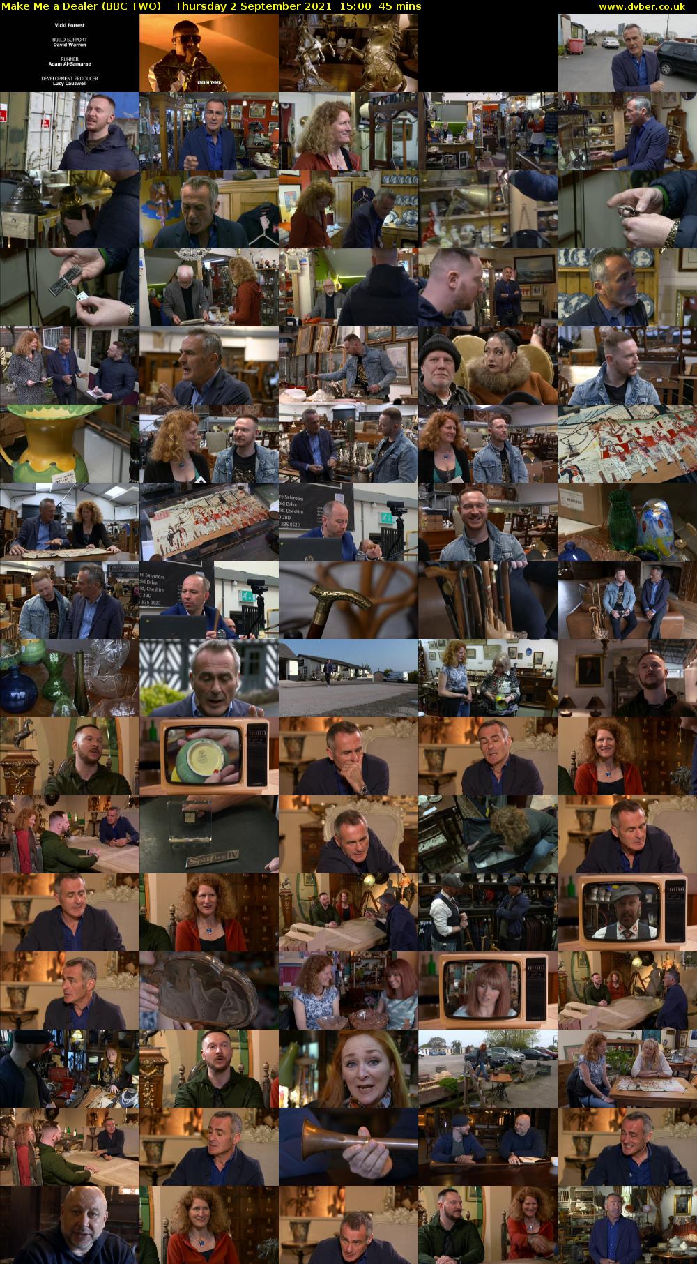 Make Me a Dealer (BBC TWO) Thursday 2 September 2021 15:00 - 15:45