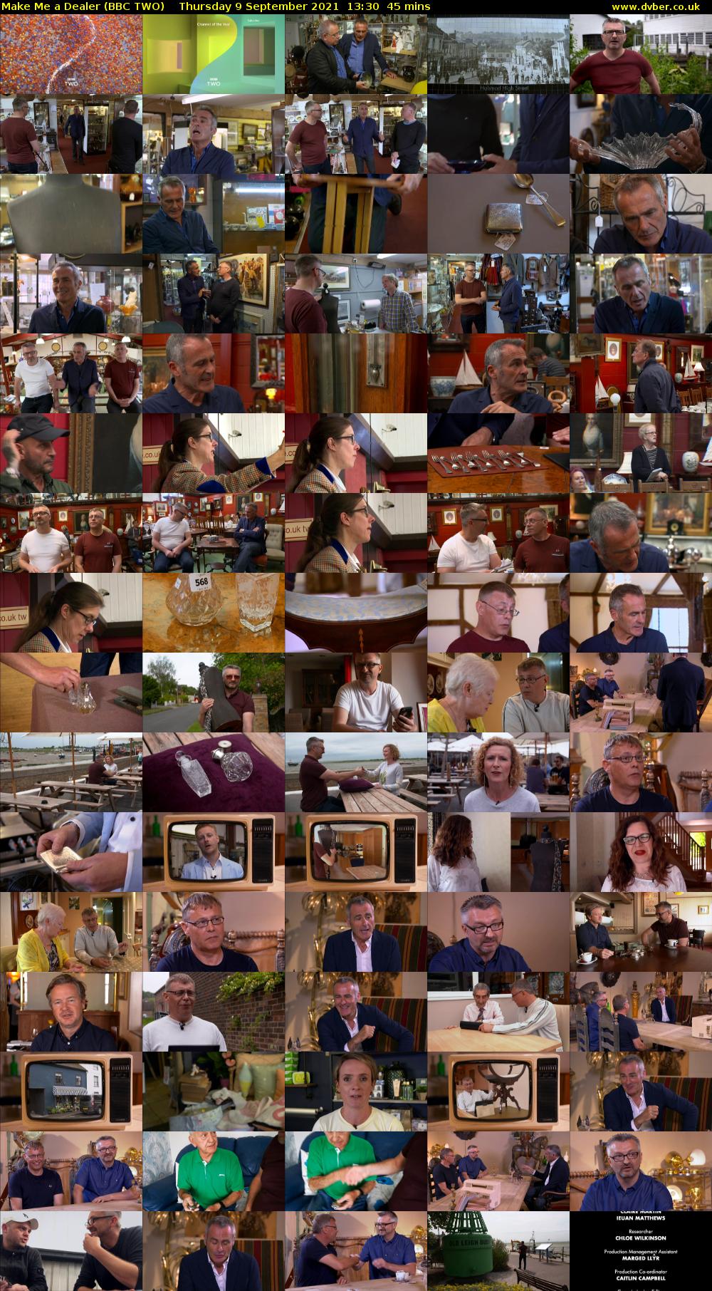 Make Me a Dealer (BBC TWO) Thursday 9 September 2021 13:30 - 14:15