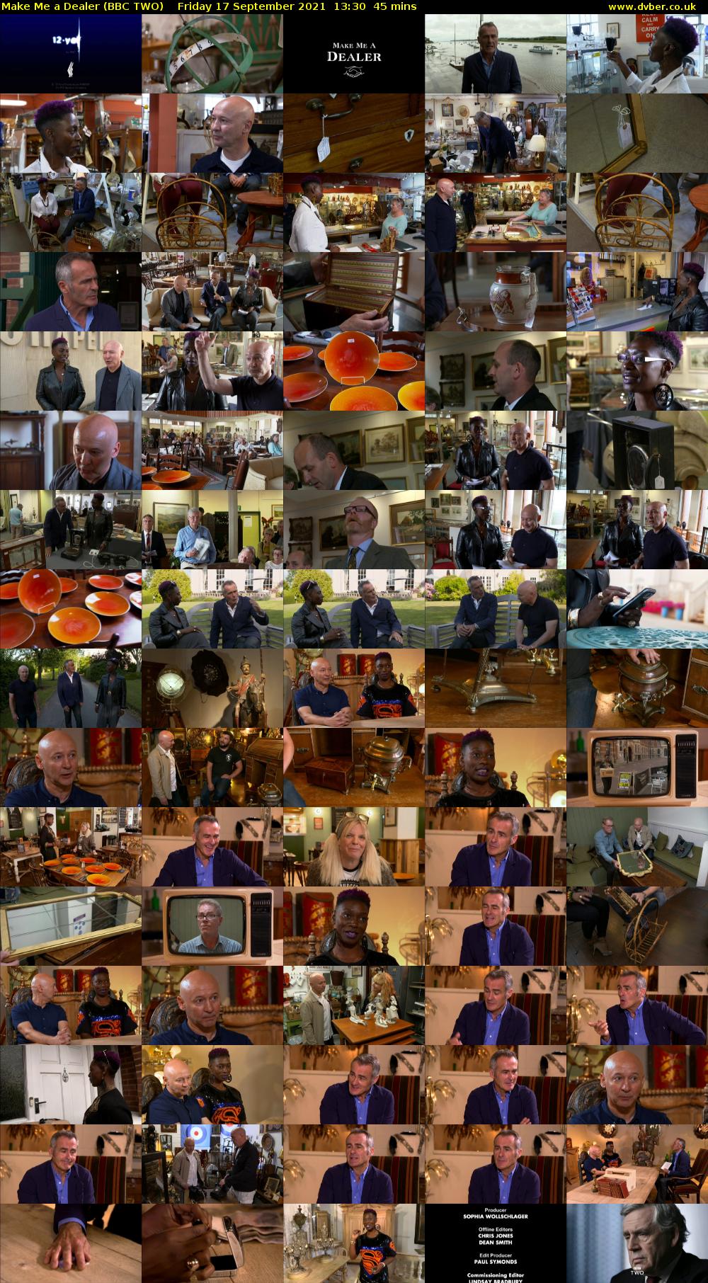 Make Me a Dealer (BBC TWO) Friday 17 September 2021 13:30 - 14:15