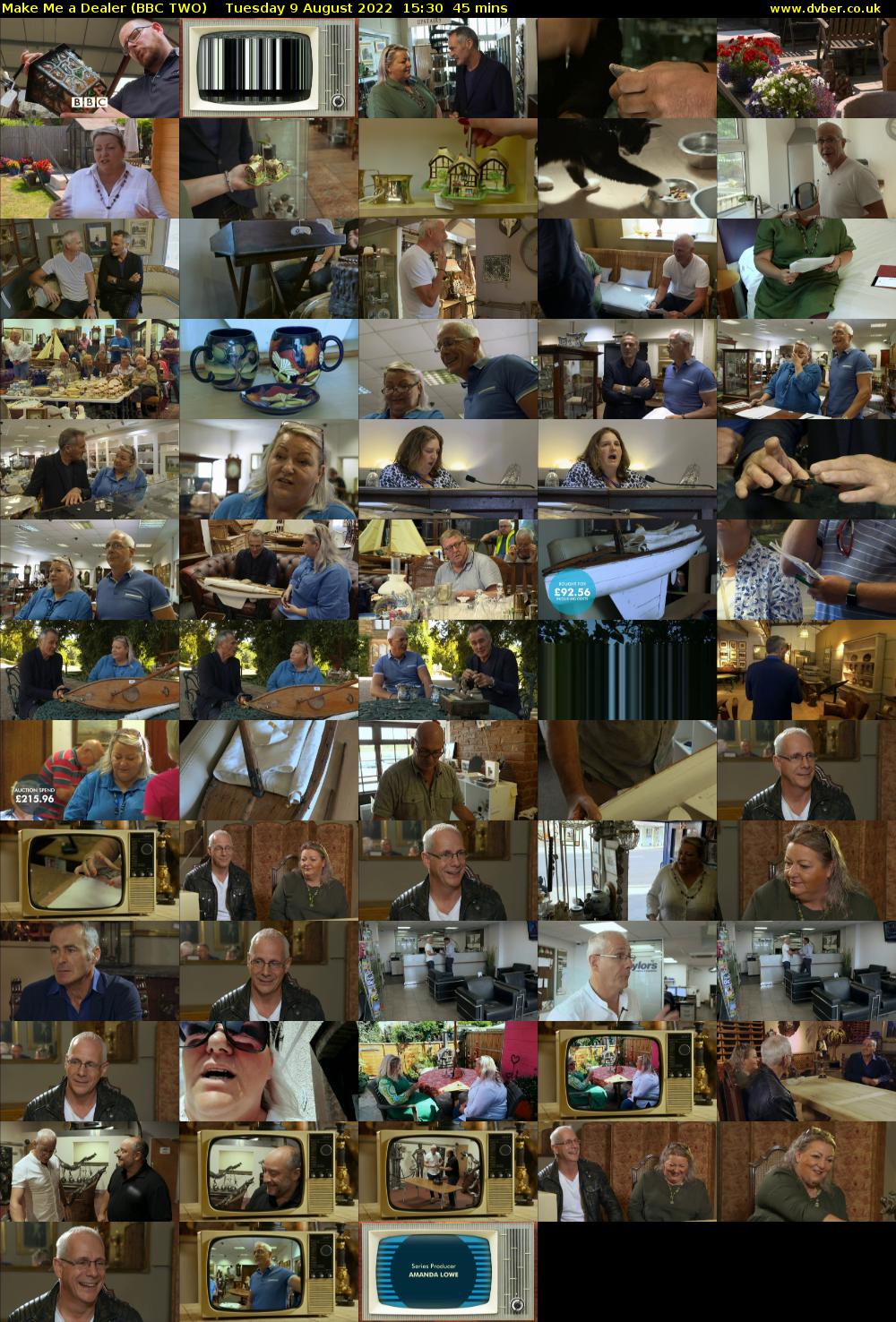 Make Me a Dealer (BBC TWO) Tuesday 9 August 2022 15:30 - 16:15