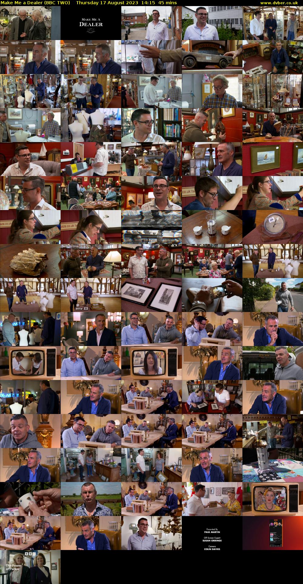 Make Me a Dealer (BBC TWO) Thursday 17 August 2023 14:15 - 15:00