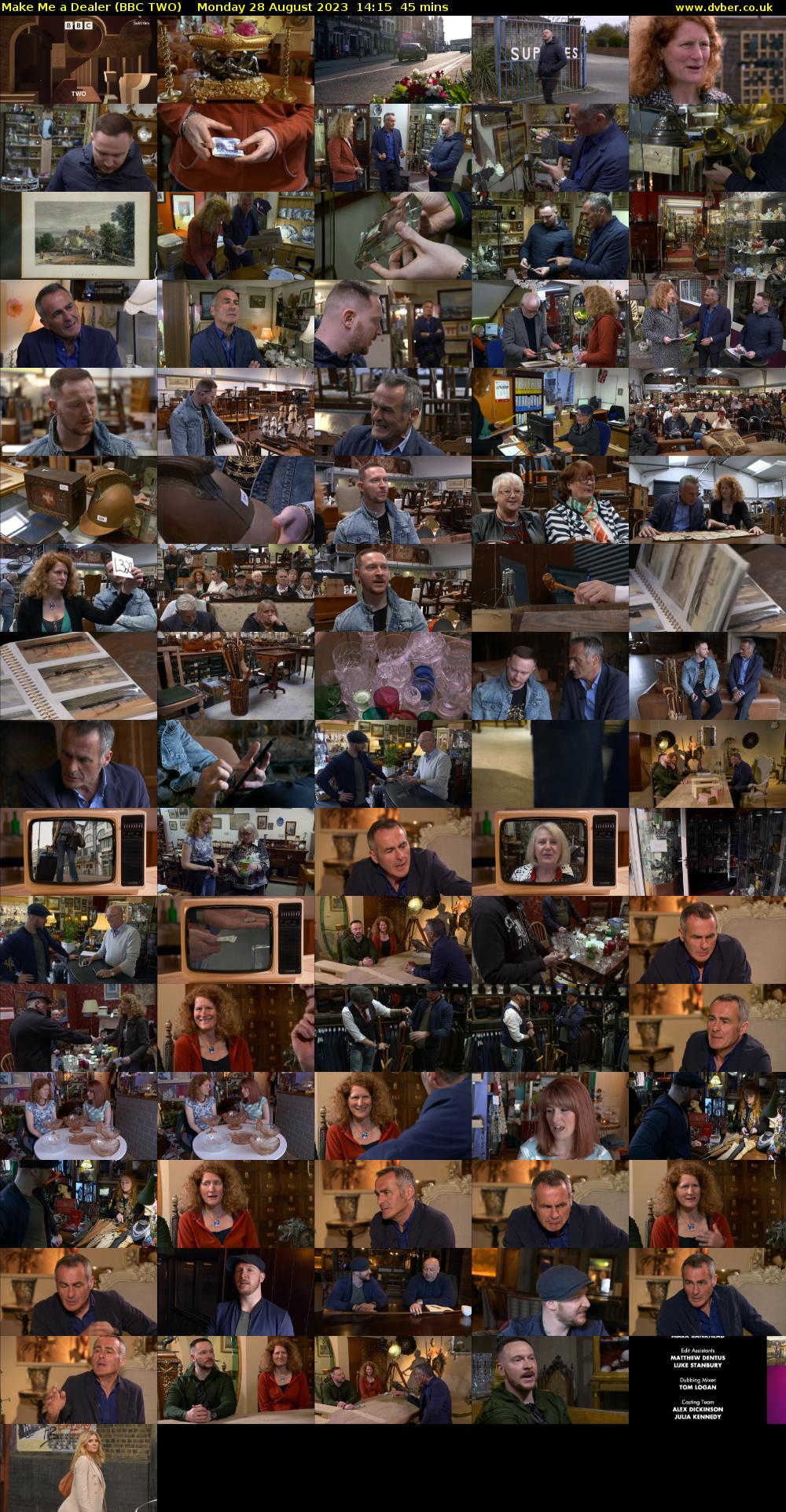 Make Me a Dealer (BBC TWO) Monday 28 August 2023 14:15 - 15:00