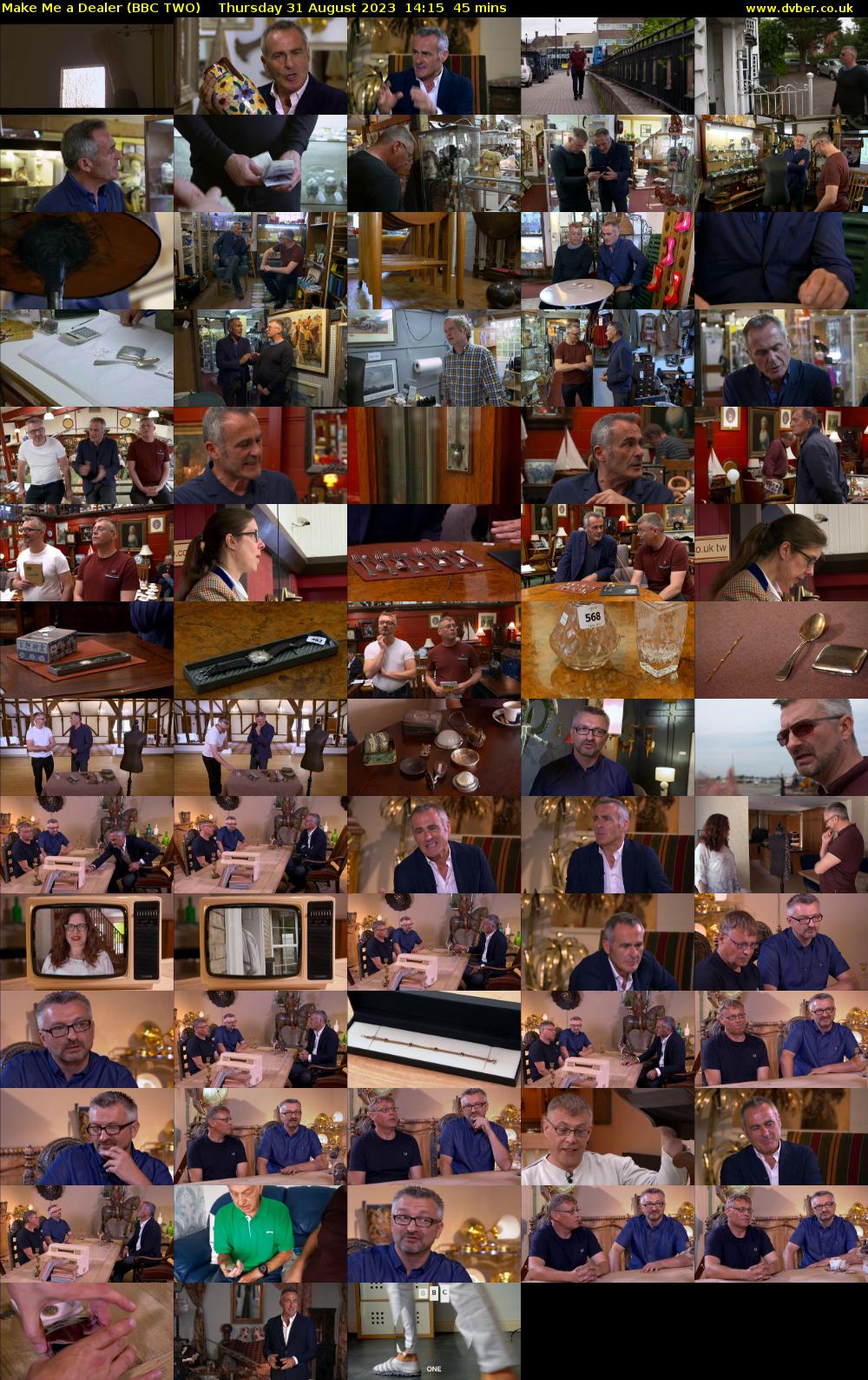 Make Me a Dealer (BBC TWO) Thursday 31 August 2023 14:15 - 15:00