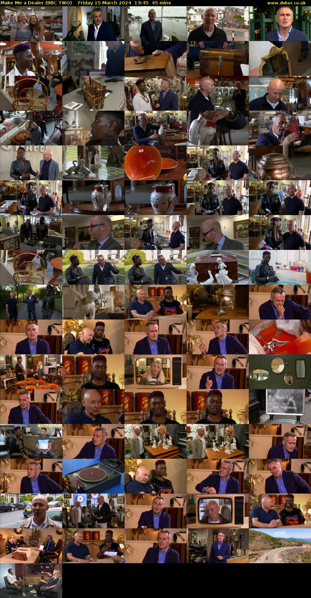Make Me a Dealer (BBC TWO) Friday 15 March 2024 13:45 - 14:30