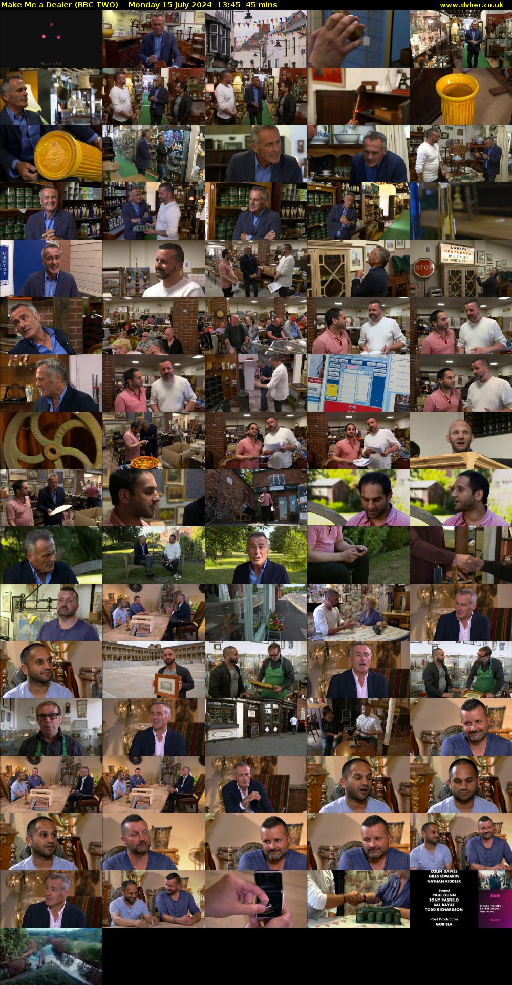 Make Me a Dealer (BBC TWO) Monday 15 July 2024 13:45 - 14:30