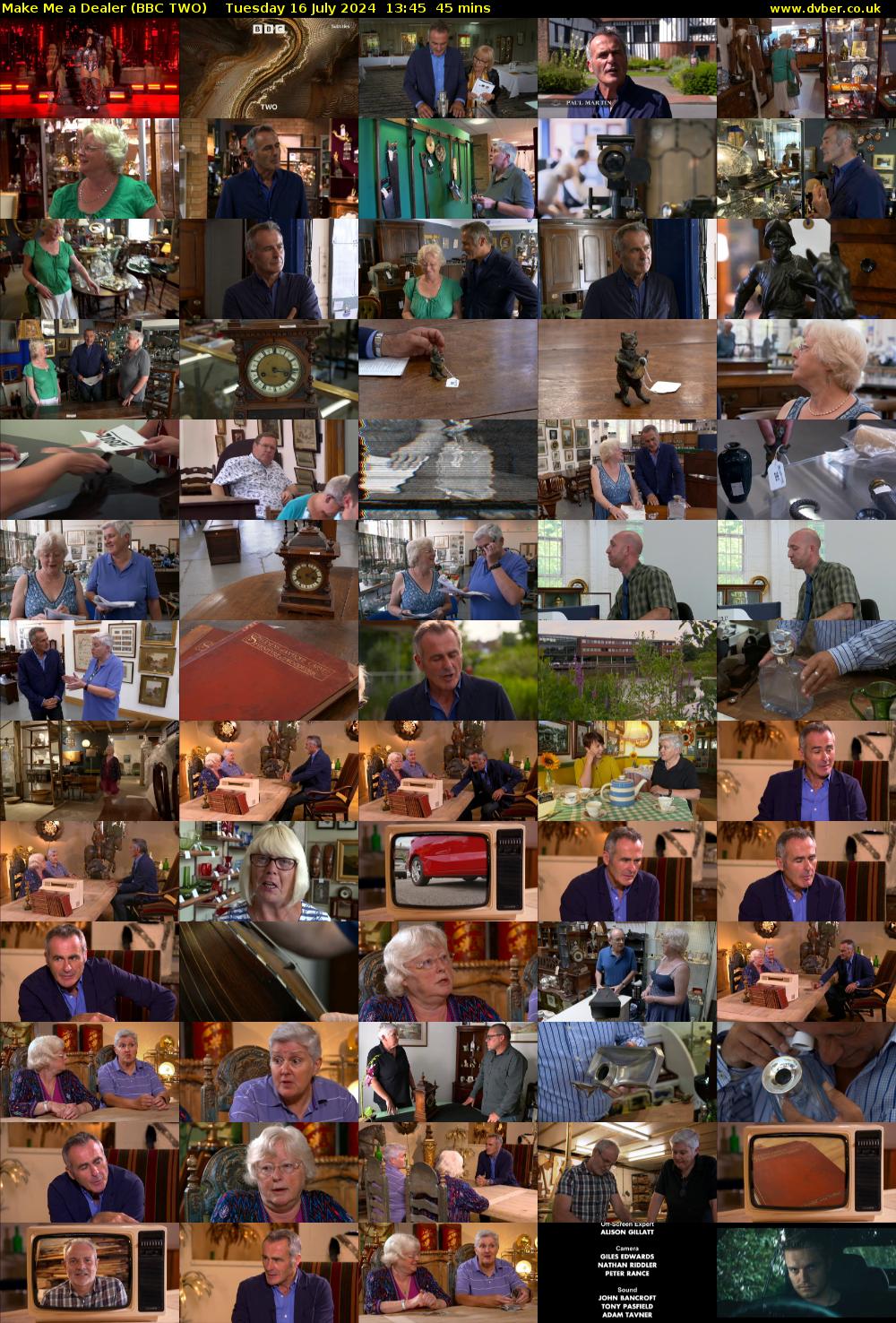 Make Me a Dealer (BBC TWO) Tuesday 16 July 2024 13:45 - 14:30