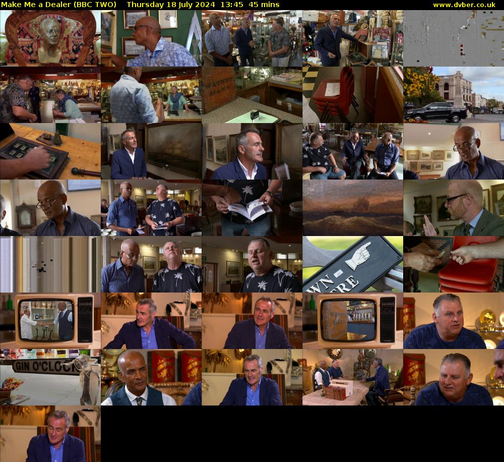 Make Me a Dealer (BBC TWO) Thursday 18 July 2024 13:45 - 14:30