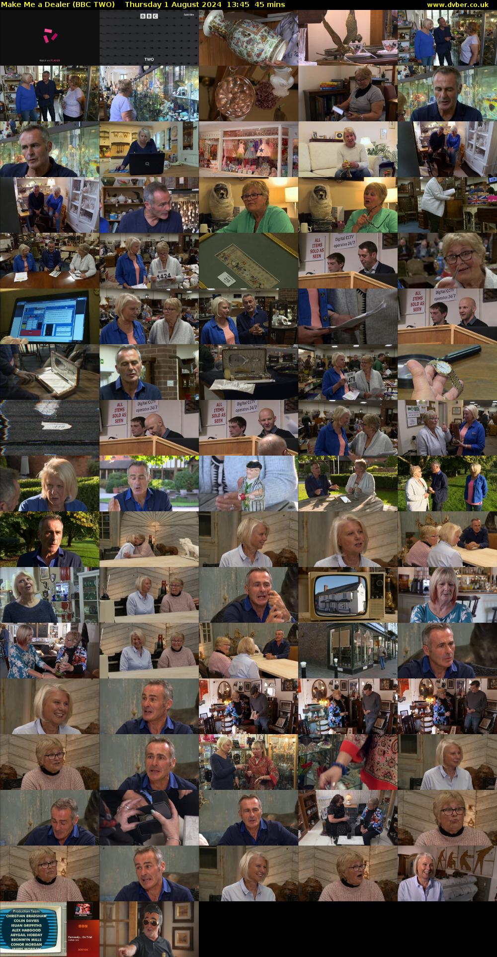 Make Me a Dealer (BBC TWO) Thursday 1 August 2024 13:45 - 14:30