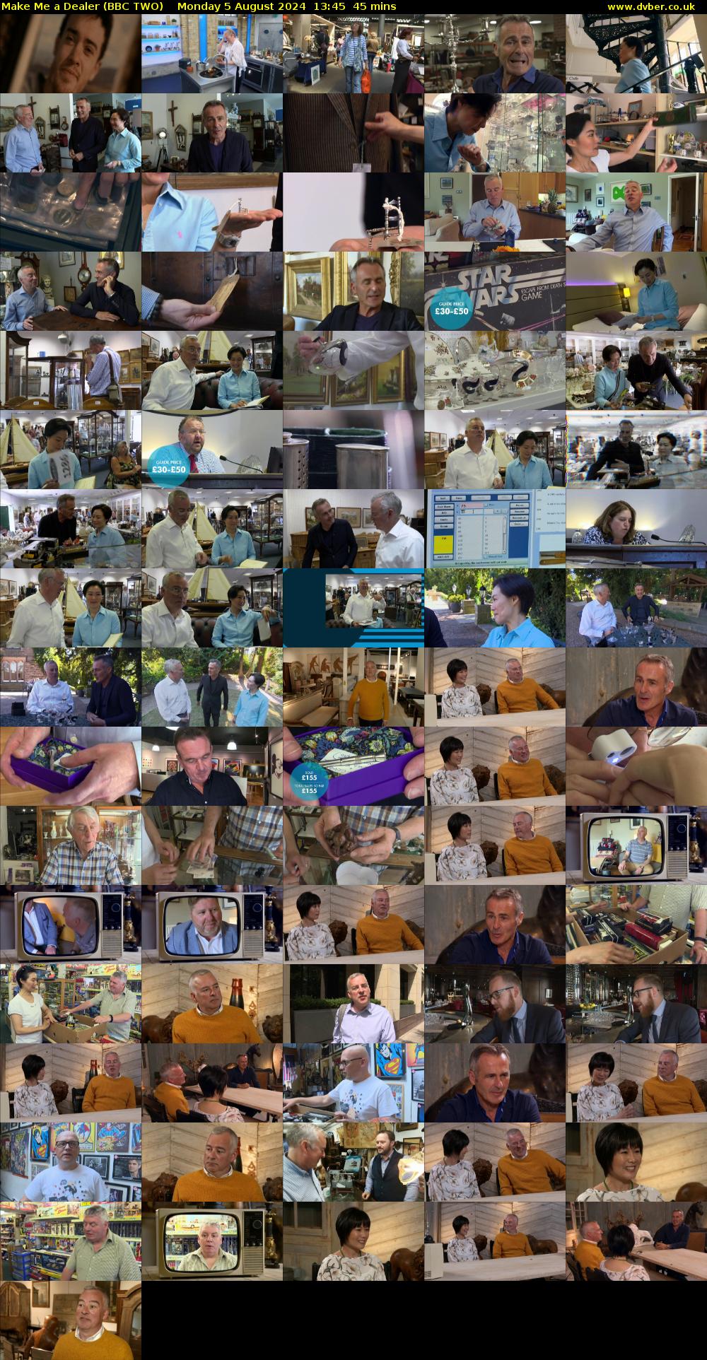 Make Me a Dealer (BBC TWO) Monday 5 August 2024 13:45 - 14:30