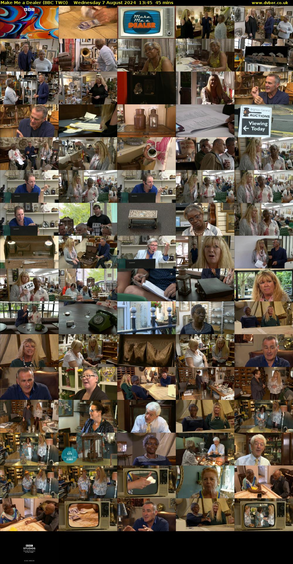 Make Me a Dealer (BBC TWO) Wednesday 7 August 2024 13:45 - 14:30