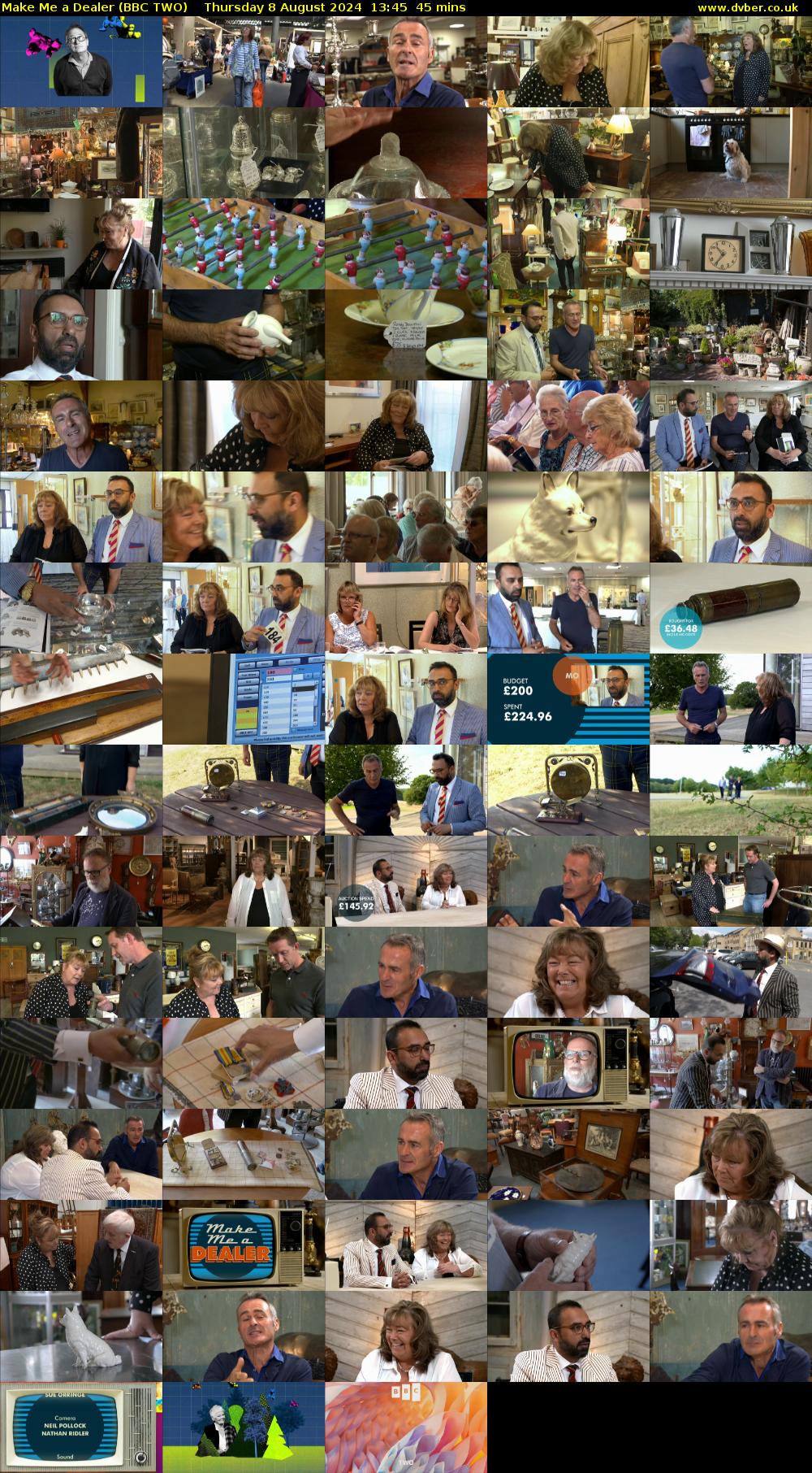 Make Me a Dealer (BBC TWO) Thursday 8 August 2024 13:45 - 14:30