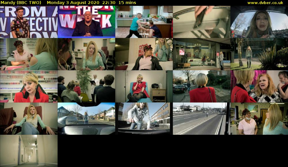 Mandy (BBC TWO) Monday 3 August 2020 22:30 - 22:45