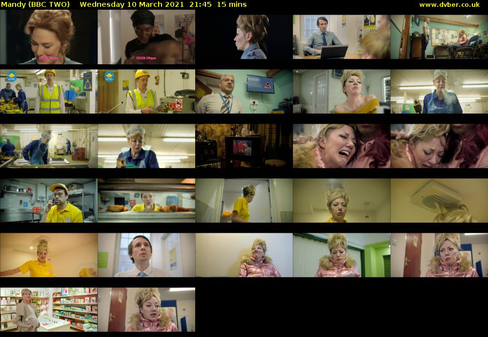 Mandy (BBC TWO) Wednesday 10 March 2021 21:45 - 22:00