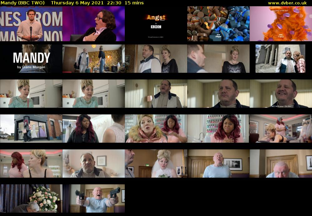 Mandy (BBC TWO) Thursday 6 May 2021 22:30 - 22:45