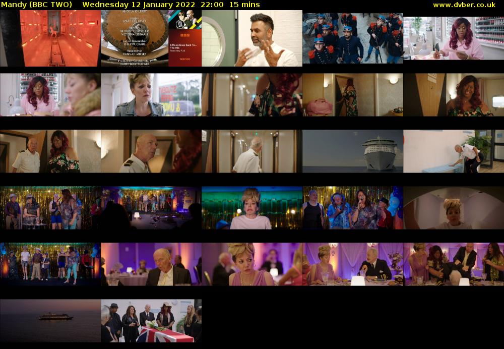 Mandy (BBC TWO) Wednesday 12 January 2022 22:00 - 22:15