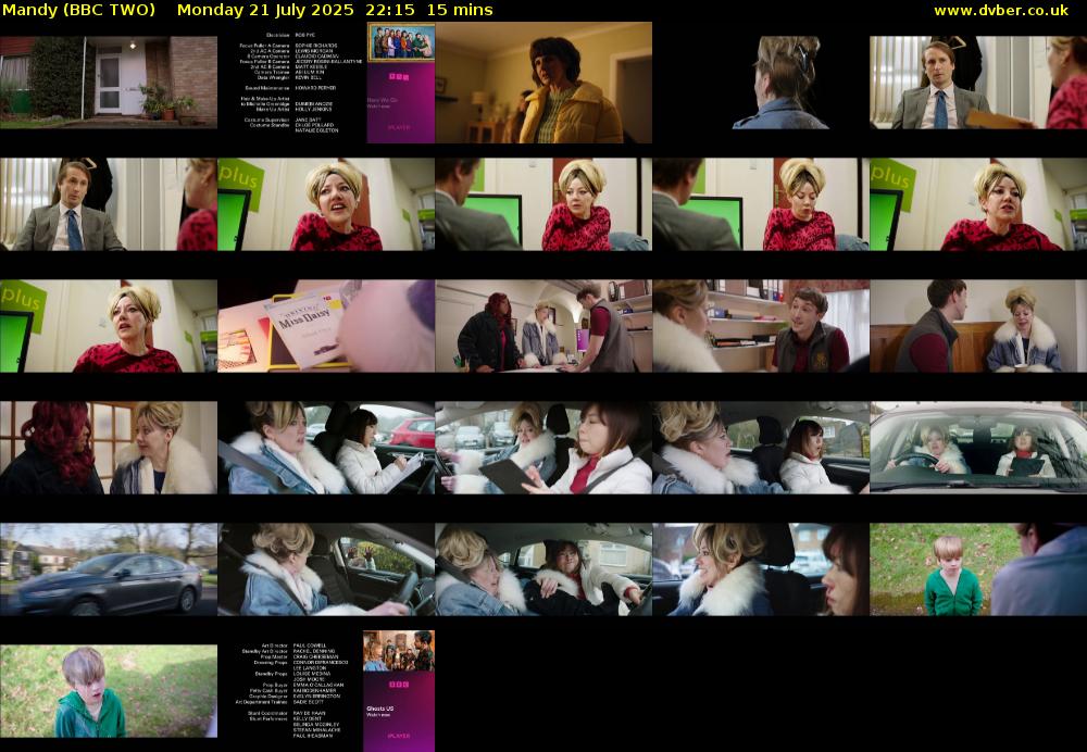 Mandy (BBC TWO) Monday 21 July 2025 22:15 - 22:30