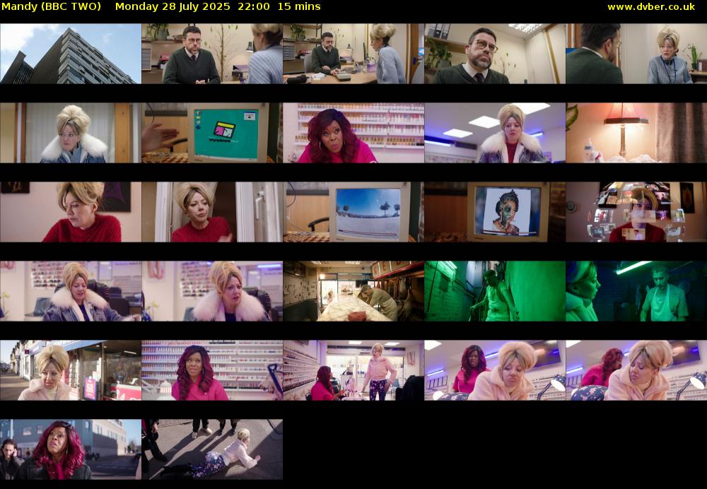 Mandy (BBC TWO) Monday 28 July 2025 22:00 - 22:15