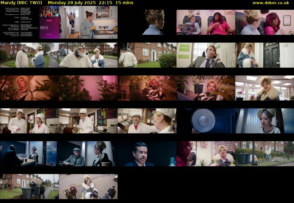 Mandy (BBC TWO) Monday 28 July 2025 22:15 - 22:30