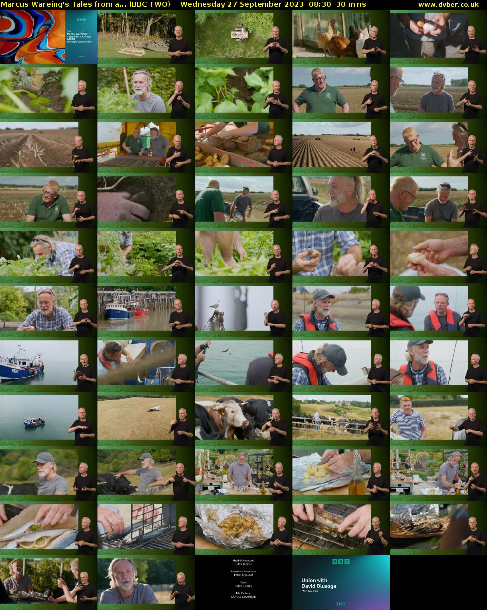 Marcus Wareing's Tales from a... (BBC TWO) Wednesday 27 September 2023 08:30 - 09:00