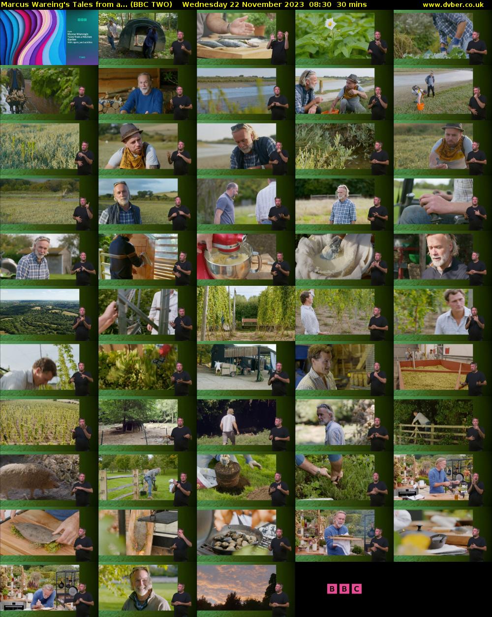 Marcus Wareing's Tales from a... (BBC TWO) Wednesday 22 November 2023 08:30 - 09:00