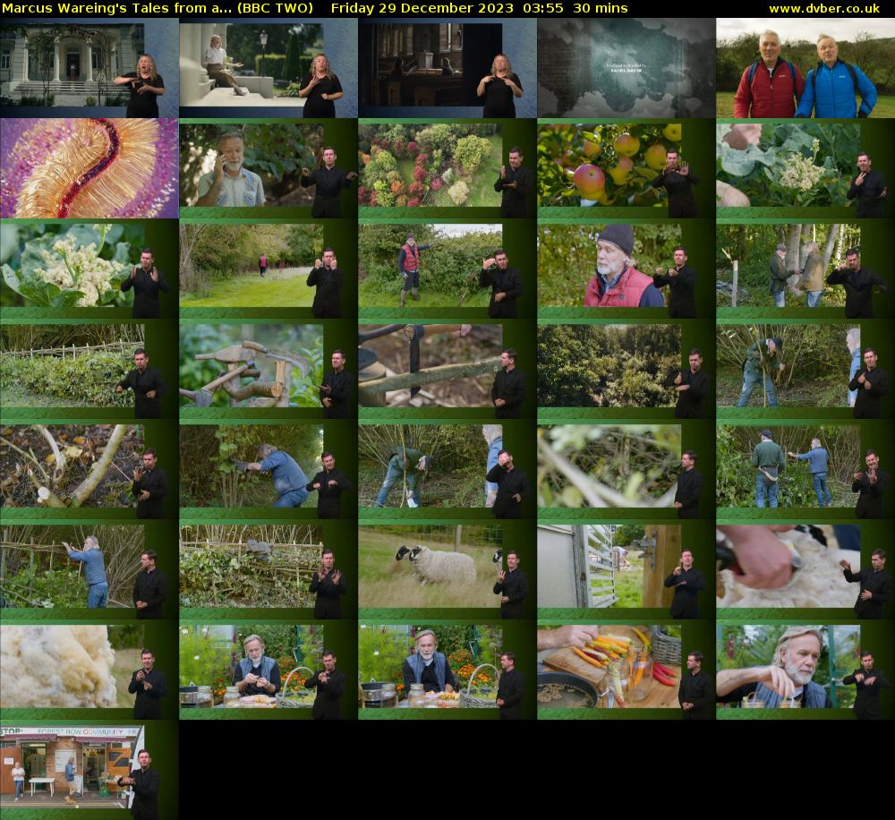 Marcus Wareing's Tales from a... (BBC TWO) Friday 29 December 2023 03:55 - 04:25