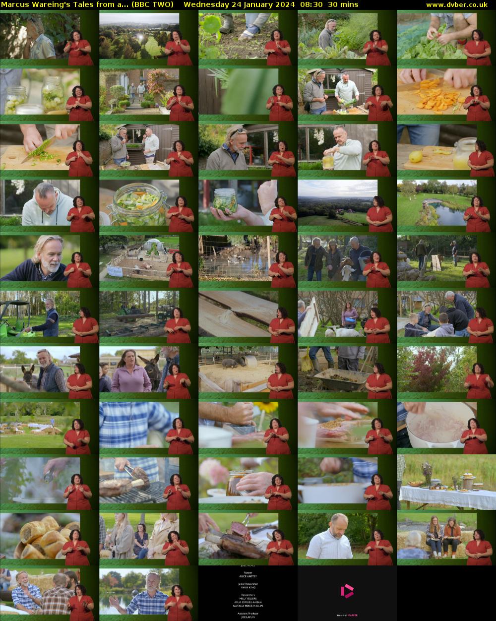 Marcus Wareing's Tales from a... (BBC TWO) Wednesday 24 January 2024 08:30 - 09:00